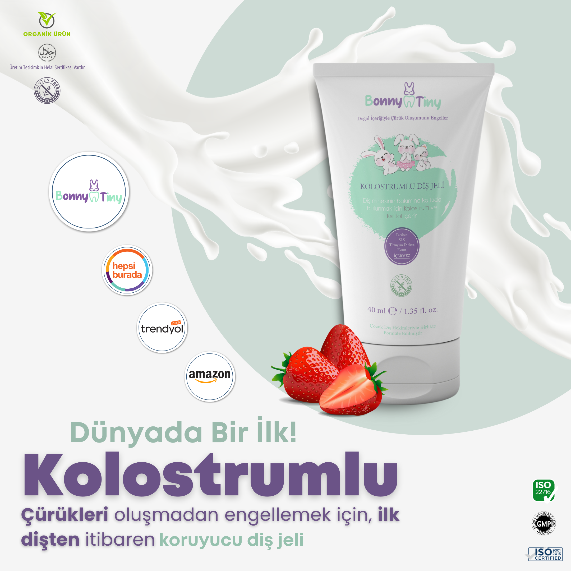 kolostrumlu koruyucu diş jeli